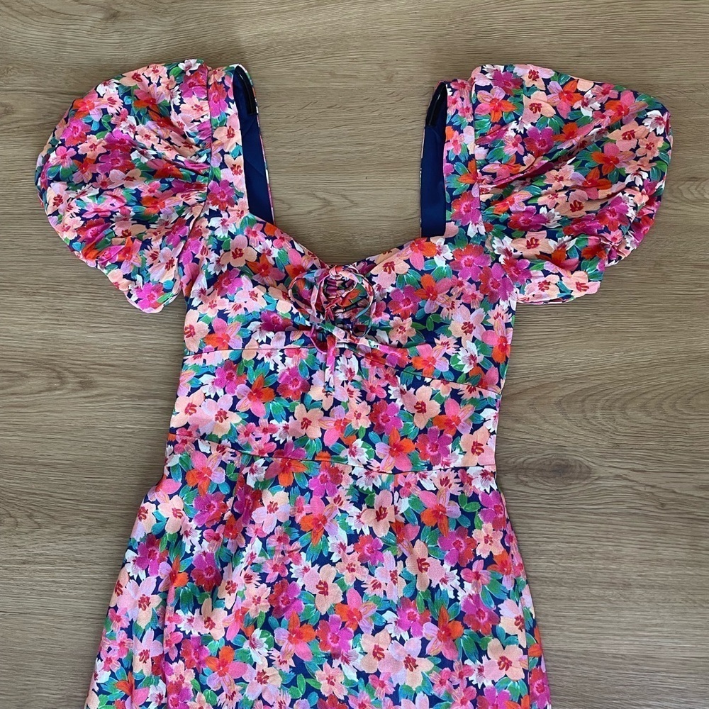 Charlie Holiday Valentina Floral Midi Dress - Picture 5 of 12